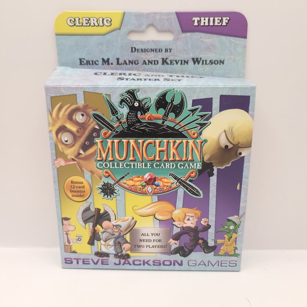 Steve Jackson Games Munchin Collectible Card Game Cleric Thief